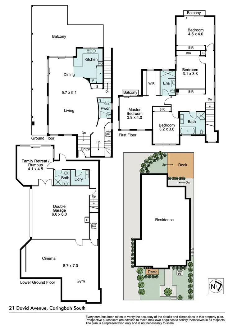 Floorplan of Homely house listing, 21 David Avenue, Caringbah South NSW 2229