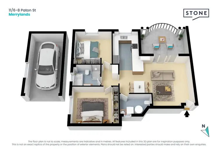 Floorplan of Homely apartment listing, 11/6-8 Paton Street, Merrylands West NSW 2160