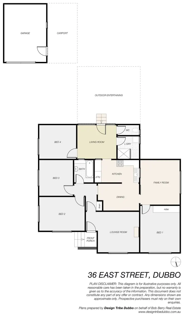 Floorplan of Homely house listing, 36 East Street, Dubbo NSW 2830