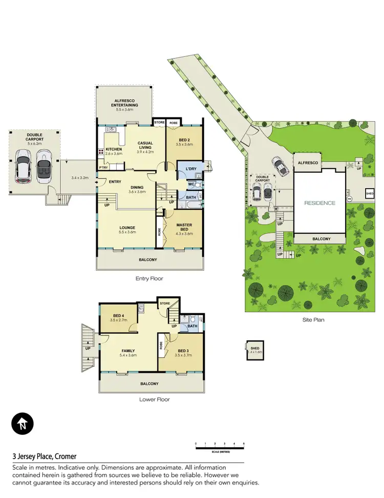 Floorplan of Homely house listing, 3 Jersey Place, Cromer NSW 2099