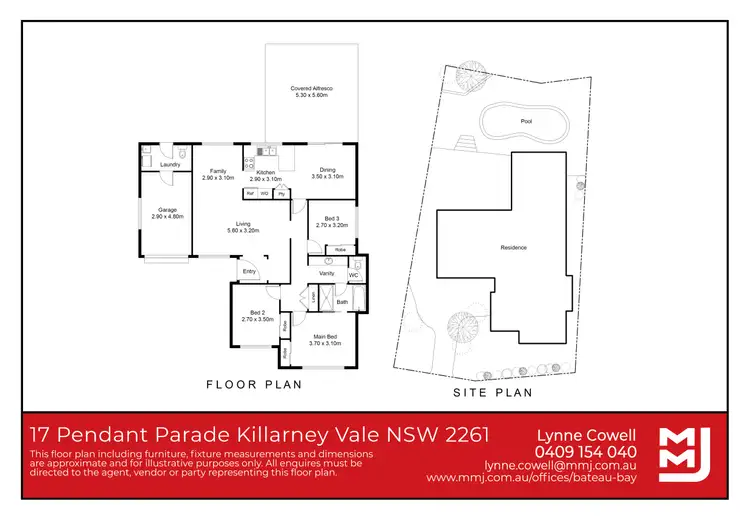 Floorplan of Homely house listing, 17 Pendant Parade, Killarney Vale NSW 2261