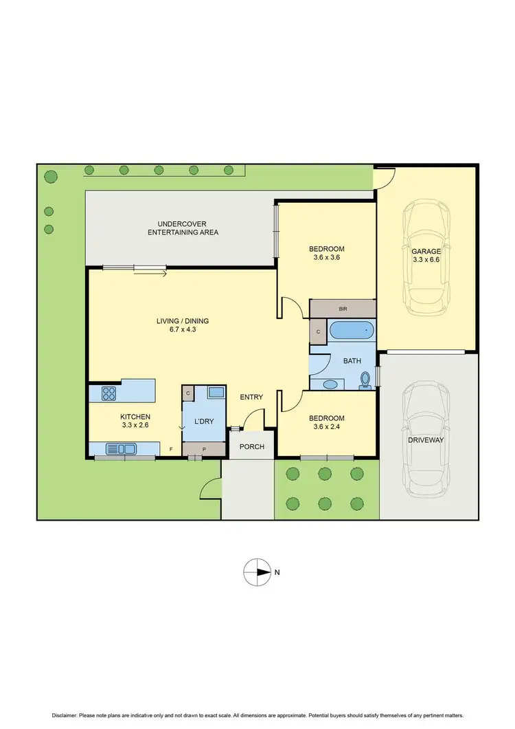 Floorplan of Homely villa listing, 2/427 Bell Street, Pascoe Vale South VIC 3044