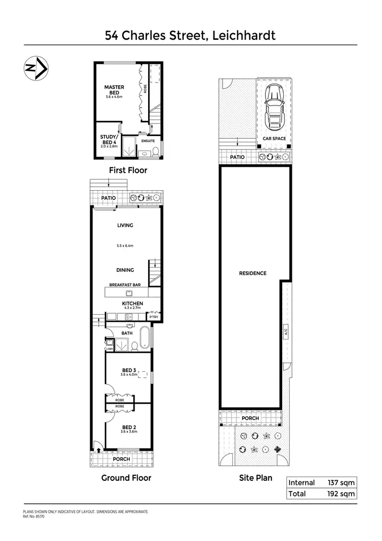 Floorplan of Homely house listing, 54 Charles Street, Leichhardt NSW 2040