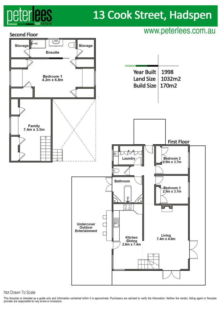 Floorplan of Homely house listing, 13 Cook Street, Hadspen TAS 7290