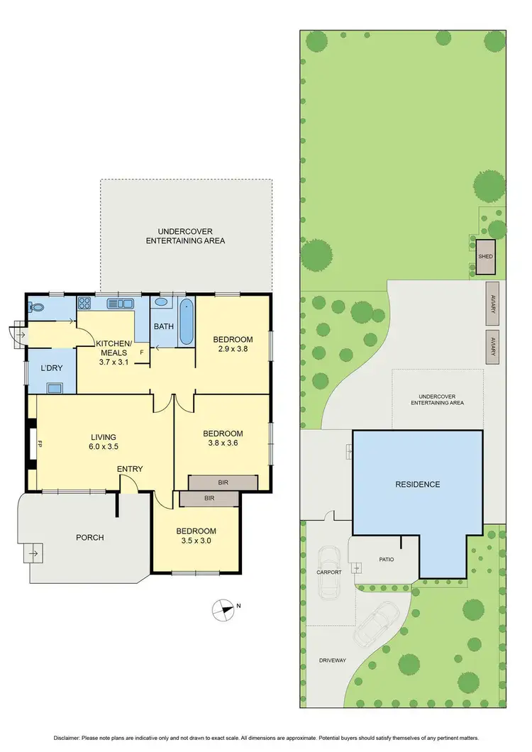 Floorplan of Homely house listing, 25 Bamburgh Street, Jacana VIC 3047