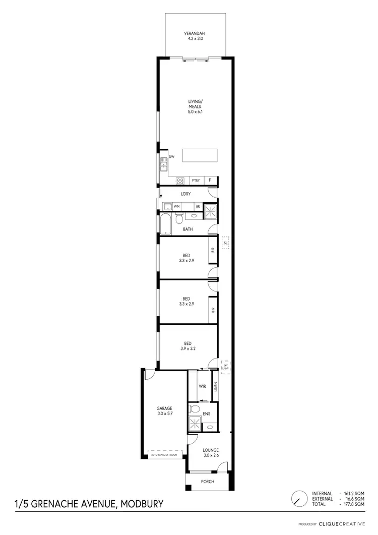 Floorplan of Homely house listing, Level 1/5 Grenache Avenue, Modbury SA 5092