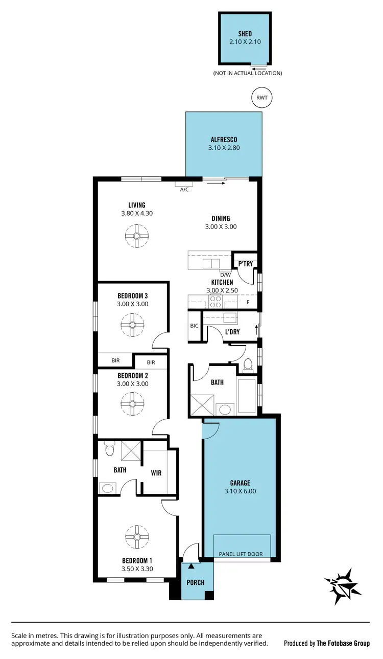 Floorplan of Homely house listing, 8 Village Road, Hackham West SA 5163