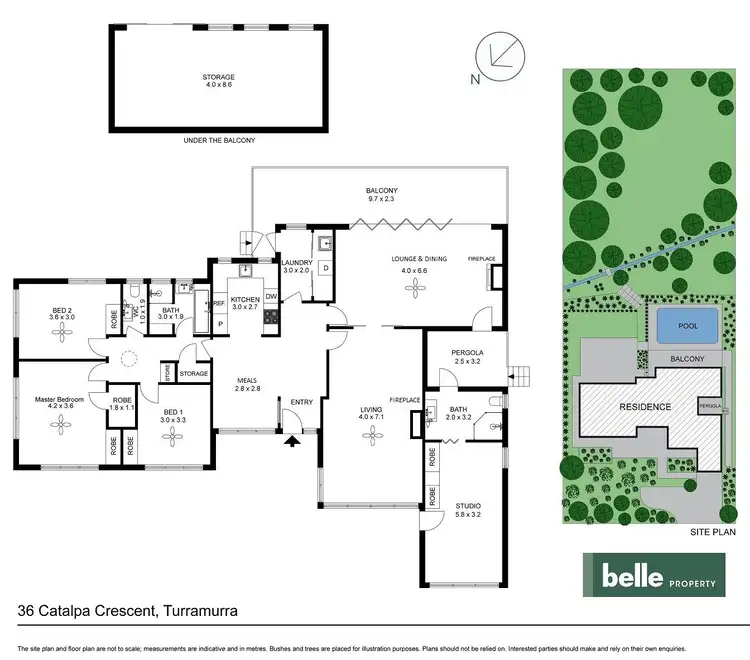 Floorplan of Homely house listing, 36 Catalpa Crescent, Turramurra NSW 2074