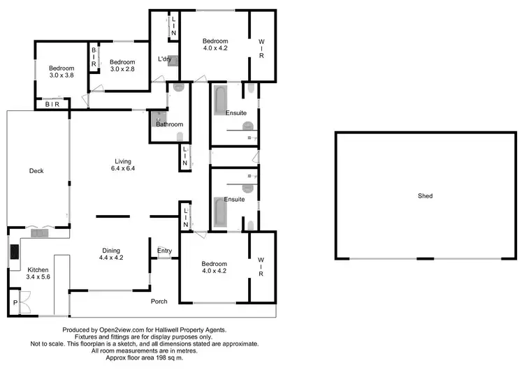 Floorplan of Homely house listing, 98 Moorings Drive, Squeaking Point TAS 7307