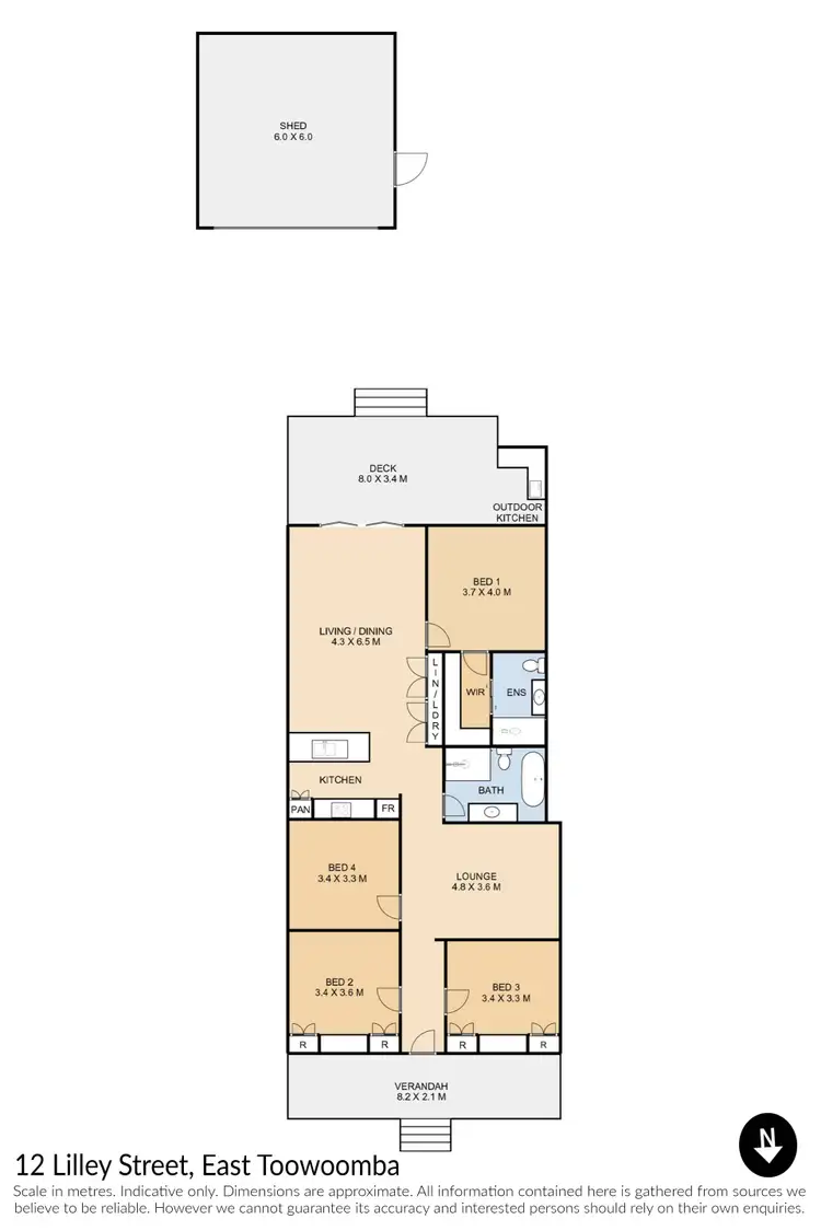 Floorplan of Homely house listing, 12 Lilley Street, East Toowoomba QLD 4350