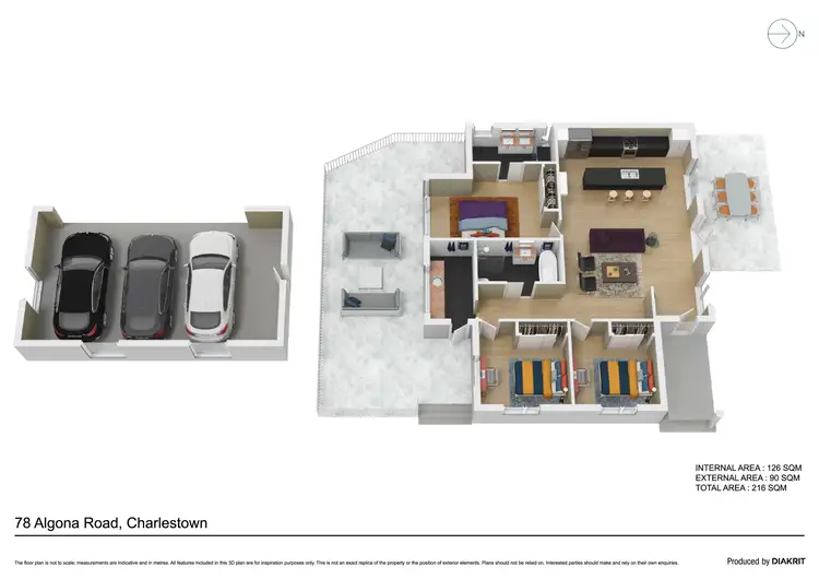 Floorplan of Homely house listing, 78 Algona Road, Charlestown NSW 2290