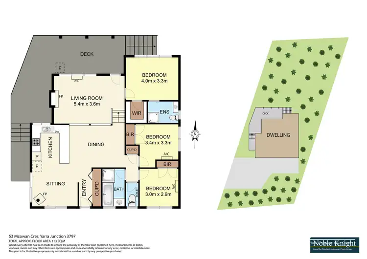 Floorplan of Homely house listing, 53 McOwan Crescent, Yarra Junction VIC 3797