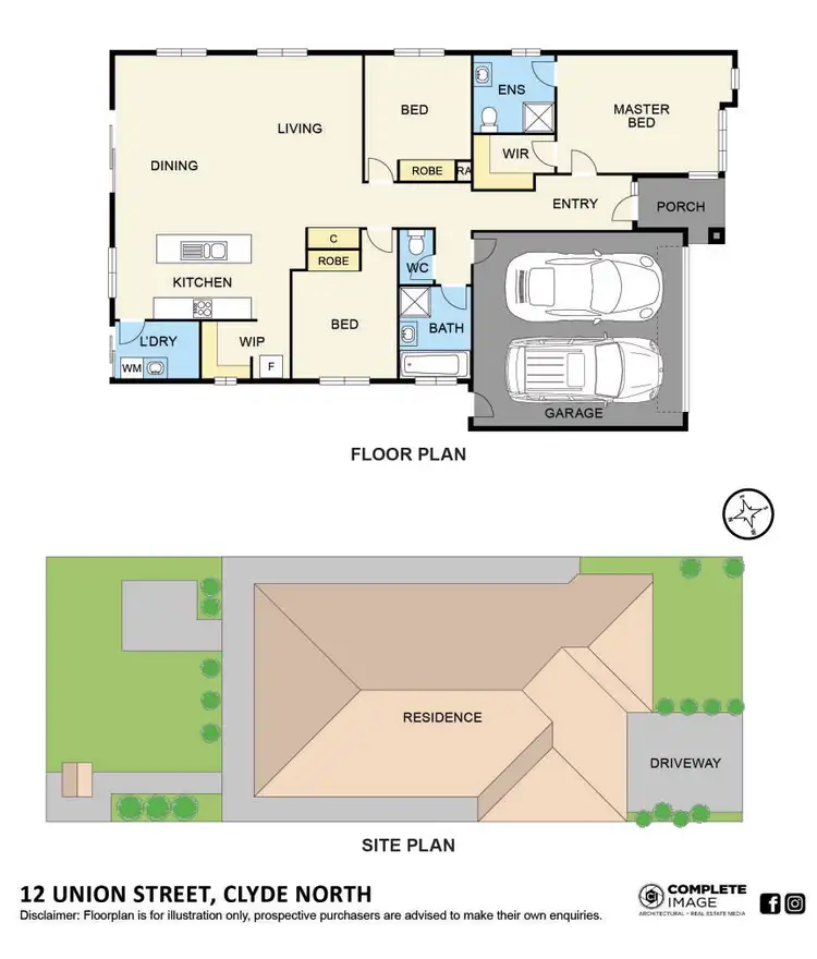 Floorplan of Homely house listing, 12 Union Street, Clyde North VIC 3978