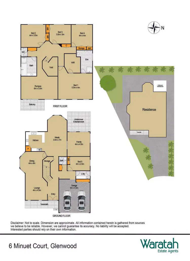 Floorplan of Homely house listing, 6 Minuet Court, Glenwood NSW 2768