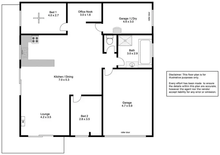 Floorplan of Homely house listing, Lot 200, 9 Stinky Creek Road, Tiatukia SA 5607