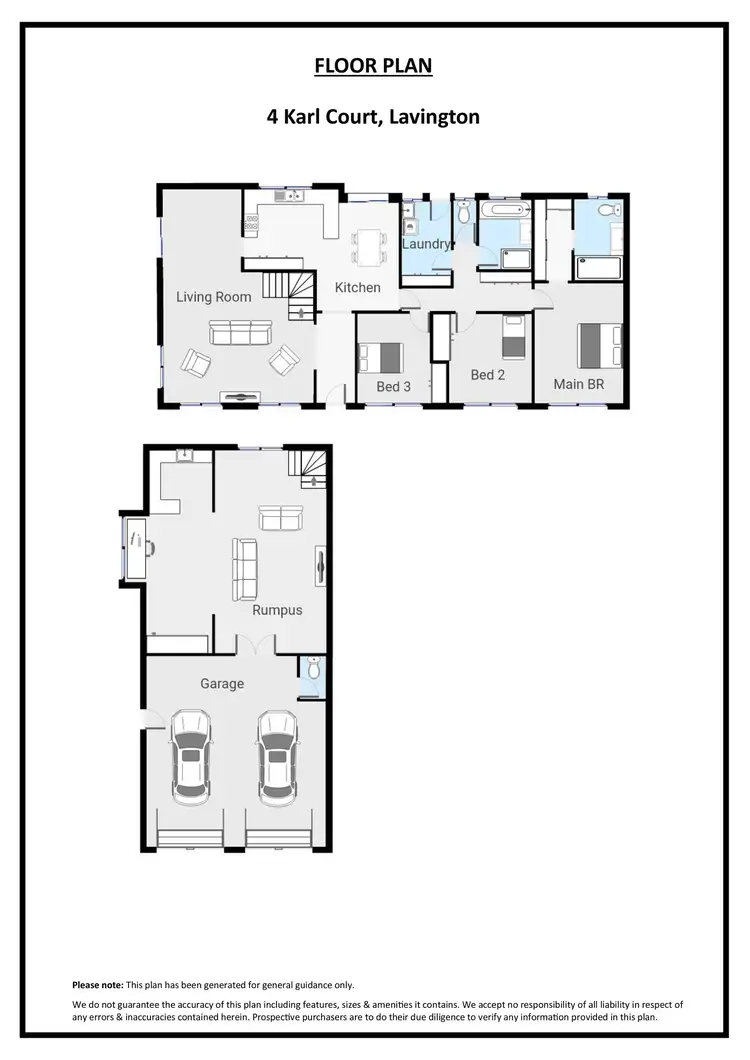 Floorplan of Homely house listing, 4 Karl Court, Lavington NSW 2641