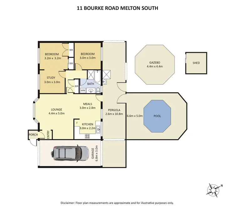 Floorplan of Homely house listing, 11 Bourke Road, Melton South VIC 3338
