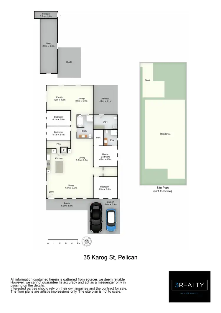 Floorplan of Homely house listing, 35 Karog Street, Pelican NSW 2281