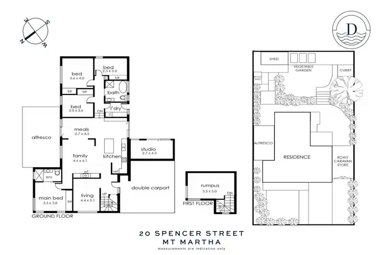 Floorplan of Homely house listing, 20 Spencer Street, Mount Martha VIC 3934