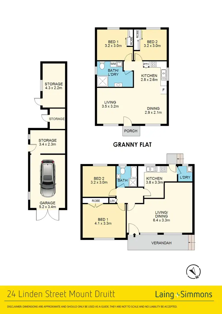 Floorplan of Homely house listing, 24 & 24A Linden Street, Mount Druitt NSW 2770
