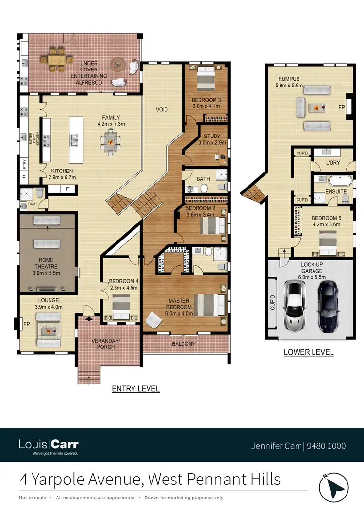 Floorplan of Homely house listing, 4 Yarpole Avenue, West Pennant Hills NSW 2125
