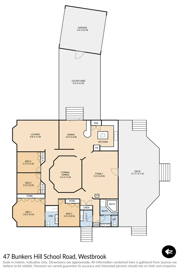 Floorplan of Homely house listing, 47 Bunkers Hill School Road, Westbrook QLD 4350
