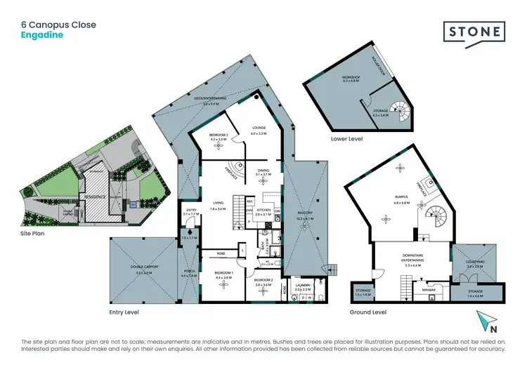 Floorplan of Homely house listing, 6 Canopus Close, Engadine NSW 2233