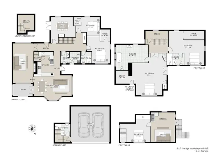 Floorplan of Homely house listing, 60 New Ecclestone Road, Riverside TAS 7250