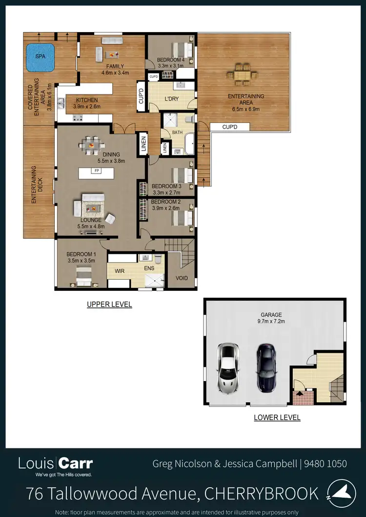Floorplan of Homely house listing, 76 Tallowwood Avenue, Cherrybrook NSW 2126