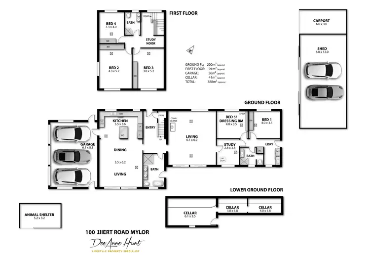 Floorplan of Homely rural property listing, 100 Illert Road, Mylor SA 5153