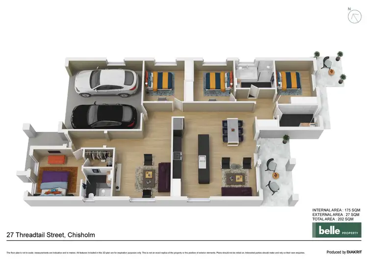 Floorplan of Homely house listing, 27 Threadtail Street, Chisholm NSW 2322