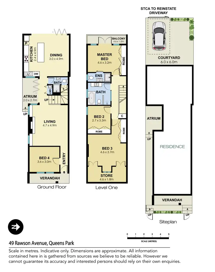 Floorplan of Homely house listing, 49 Rawson Avenue, Queens Park NSW 2022