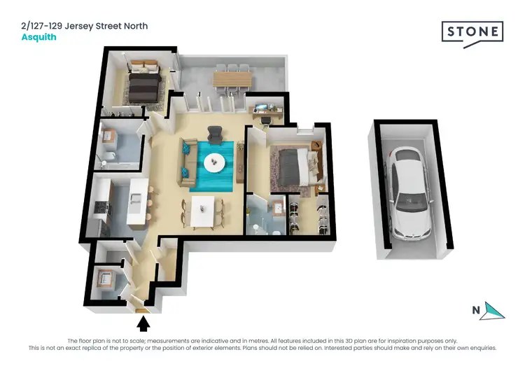 Floorplan of Homely apartment listing, 2/127-129 Jersey Street North, Asquith NSW 2077