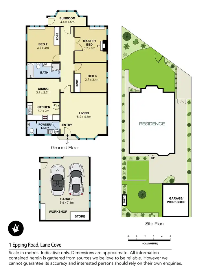 Floorplan of Homely house listing, 1 Epping Road, Lane Cove NSW 2066