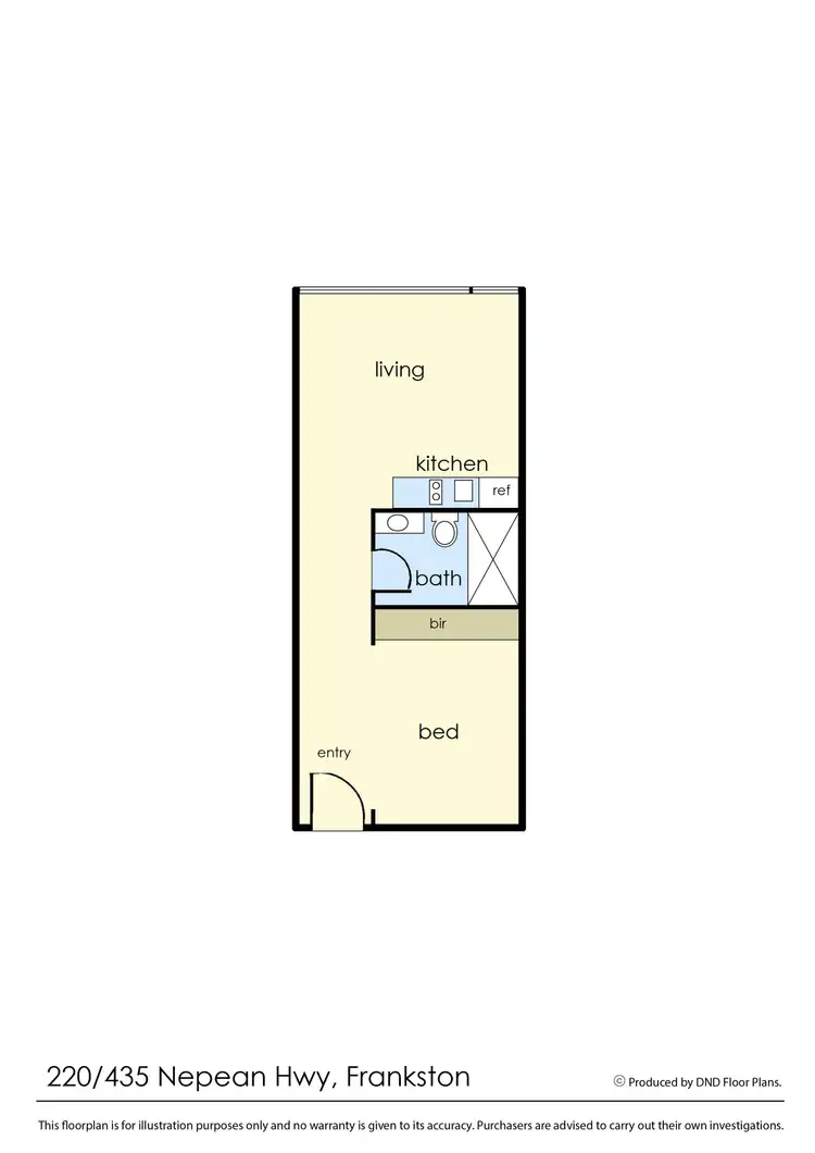 Floorplan of Homely apartment listing, 220/435 Nepean Highway, Frankston VIC 3199