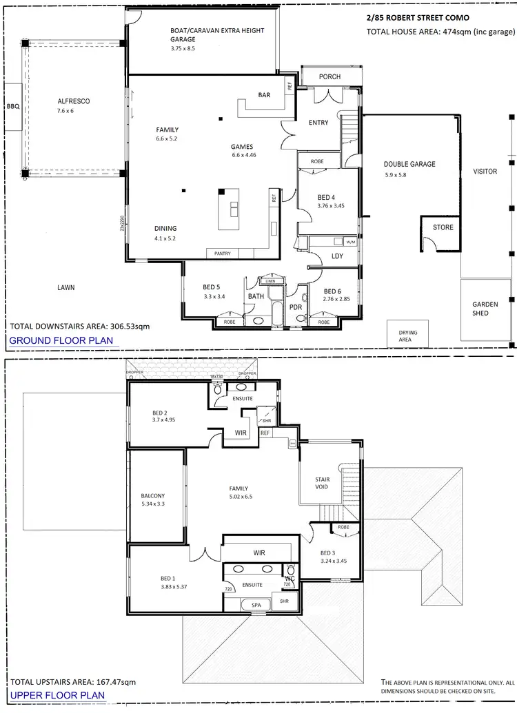Floorplan of Homely house listing, 2/85 Robert Street, Como WA 6152
