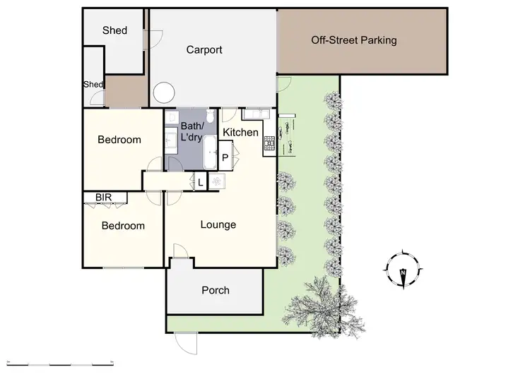 Floorplan of Homely unit listing, 1/10 Alvina Street, Ferntree Gully VIC 3156