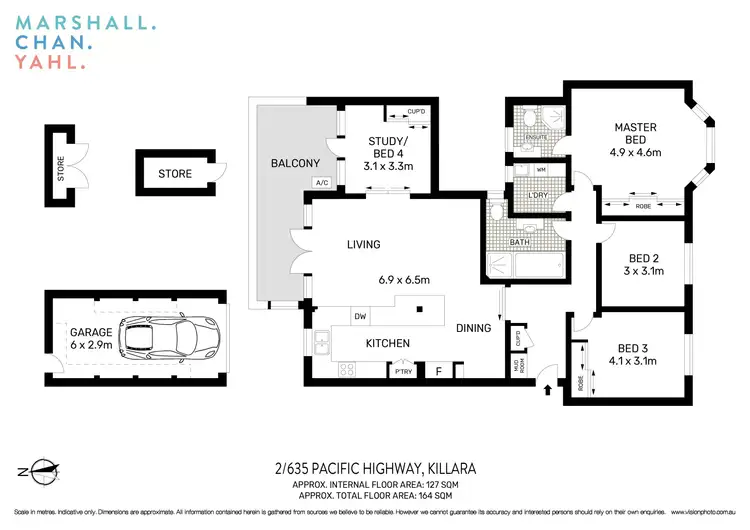 Floorplan of Homely apartment listing, 2/635 Pacific Highway, Killara NSW 2071