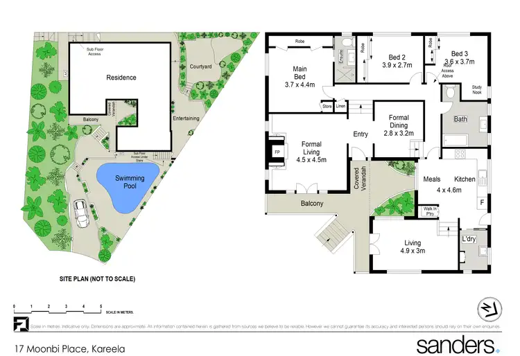 Floorplan of Homely house listing, 17 Moonbi Place, Kareela NSW 2232