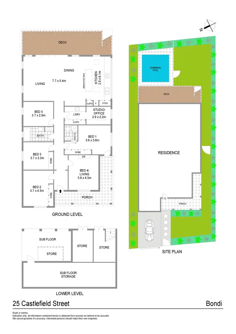 Floorplan of Homely house listing, 25 Castlefield Street, Bondi NSW 2026