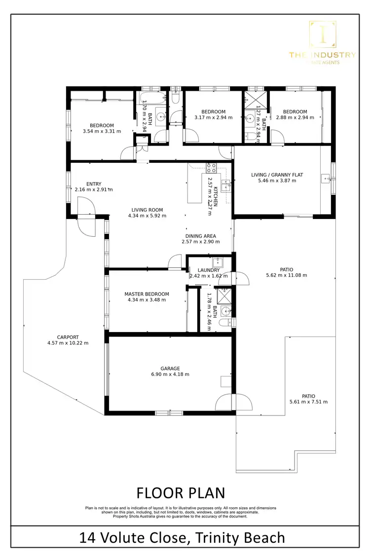 Floorplan of Homely house listing, 14 Volute Close, Trinity Beach QLD 4879