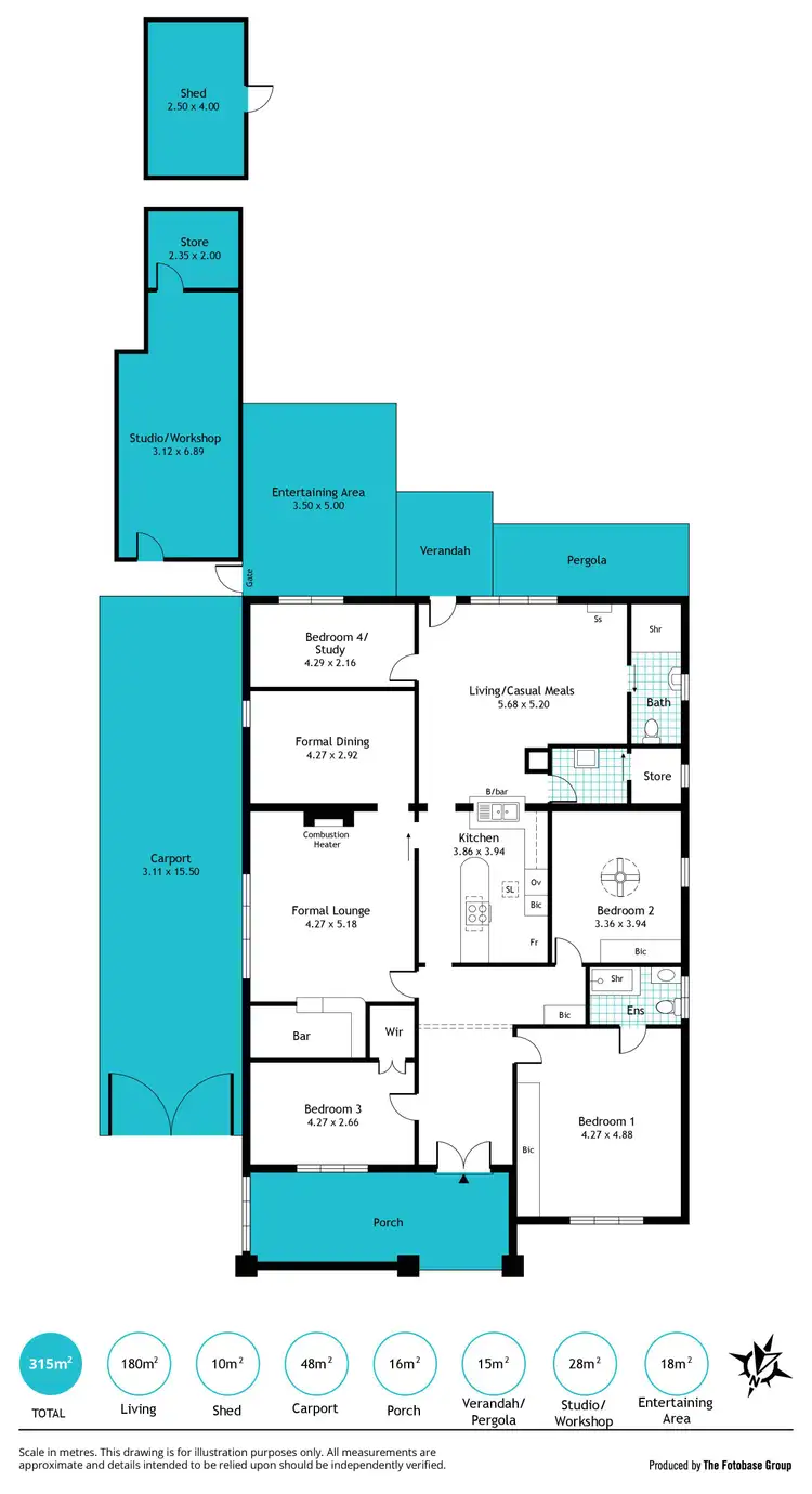 Floorplan of Homely house listing, 12 Waymouth Avenue, Glandore SA 5037