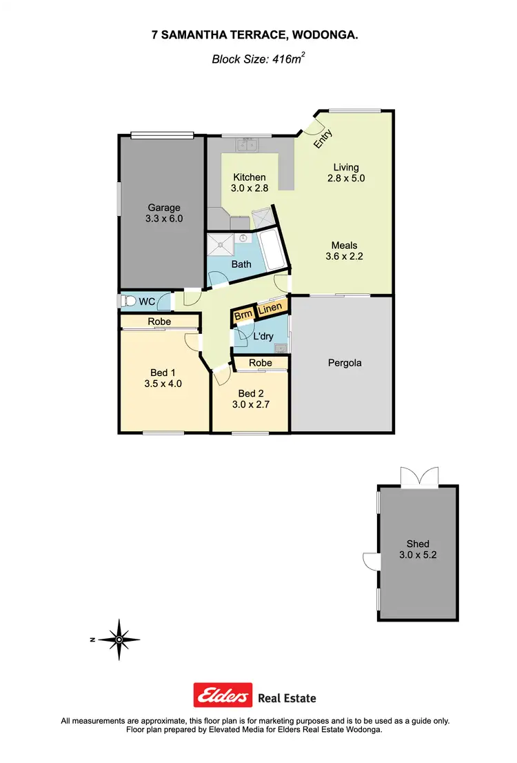 Floorplan of Homely house listing, 7 Samantha Terrace, Wodonga VIC 3690