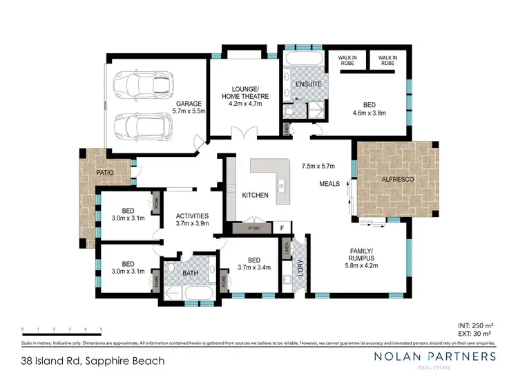 Floorplan of Homely house listing, 38 Island Road, Sapphire Beach NSW 2450