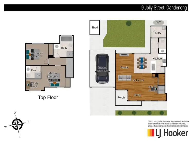 Floorplan of Homely house listing, 9 Jolly Street, Dandenong VIC 3175