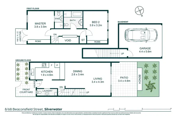 Floorplan of Homely townhouse listing, 8/68-72 Beaconsfield Street, Silverwater NSW 2128