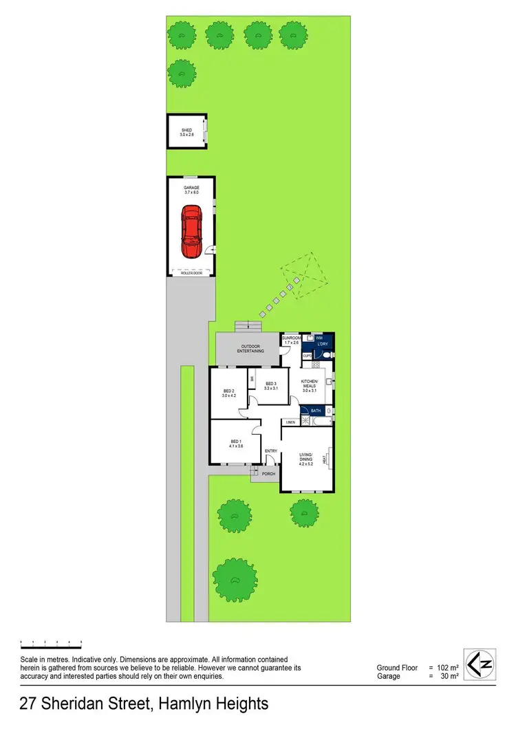 Floorplan of Homely house listing, 27 Sheridan Street, Hamlyn Heights VIC 3215