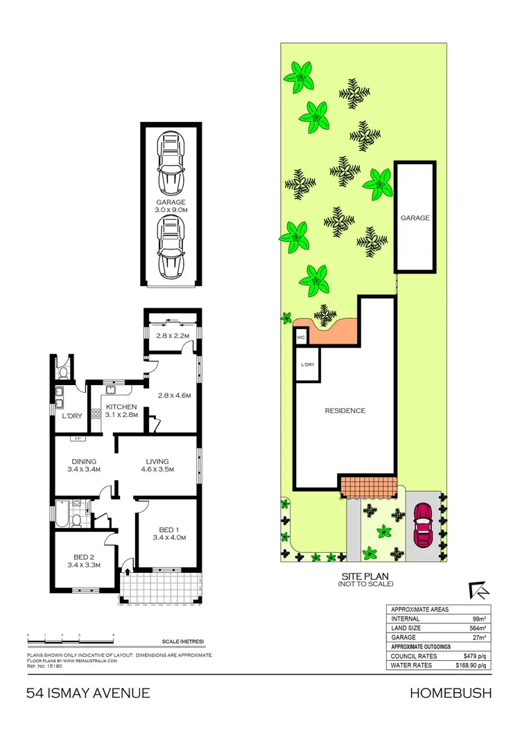 Floorplan of Homely house listing, 54 Ismay Avenue, Homebush NSW 2140