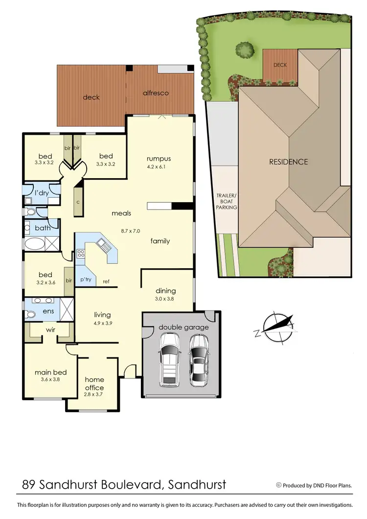 Floorplan of Homely house listing, 89 Sandhurst Boulevard, Sandhurst VIC 3977