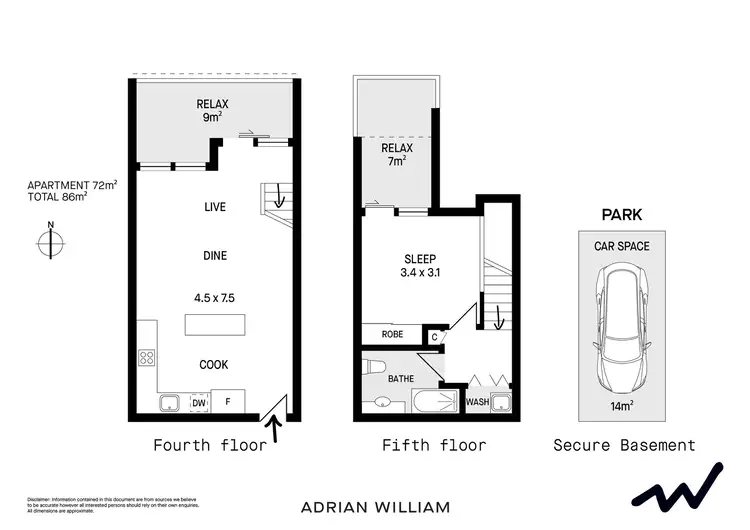 Floorplan of Homely apartment listing, C408/3 Brennan Street, Alexandria NSW 2015